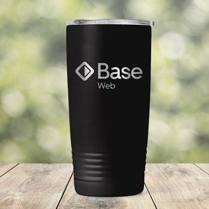 Base Web Logo Engraved Vacuum Insulated Coffee Tumbler